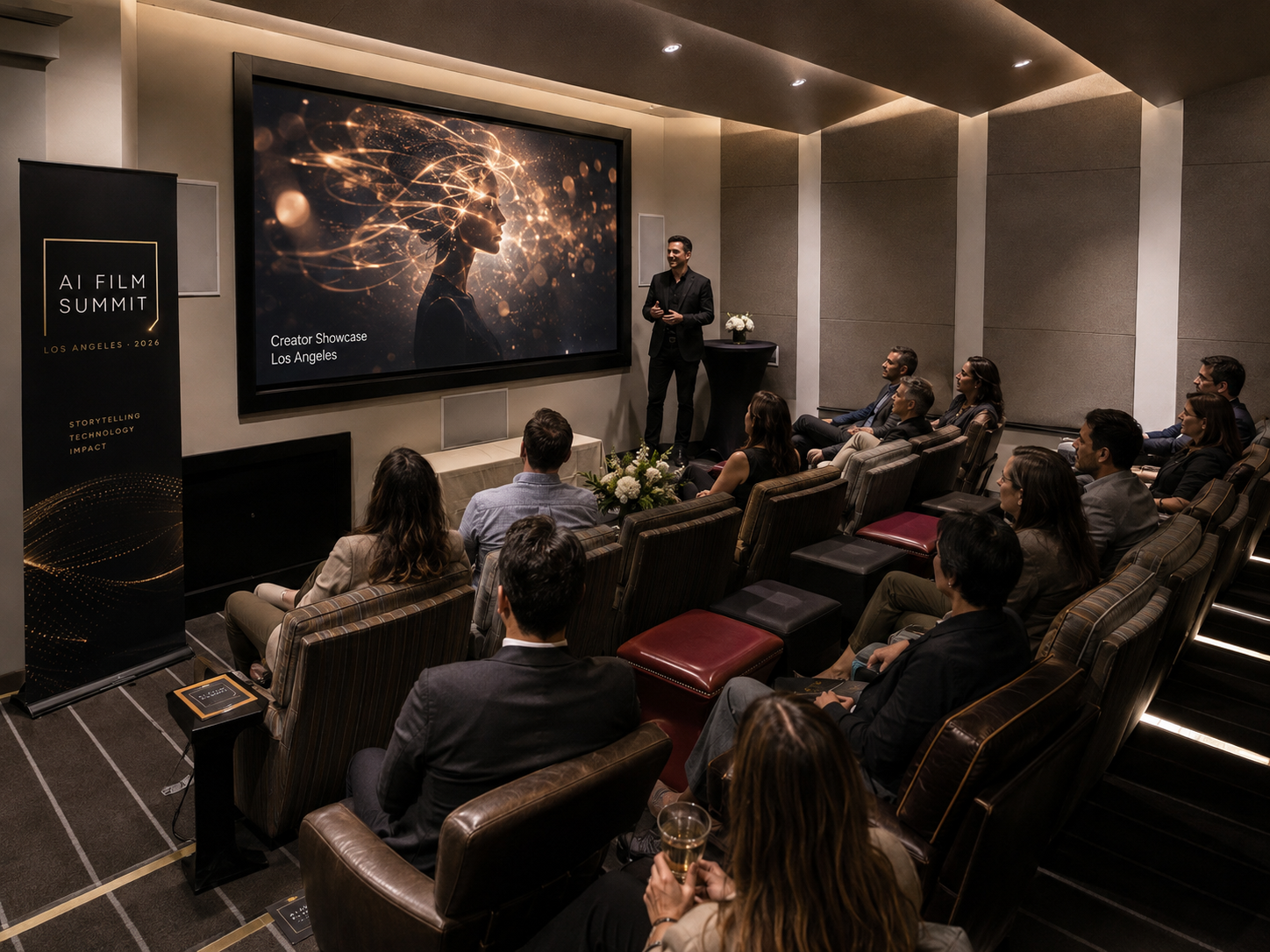Creator showcase screening room session
